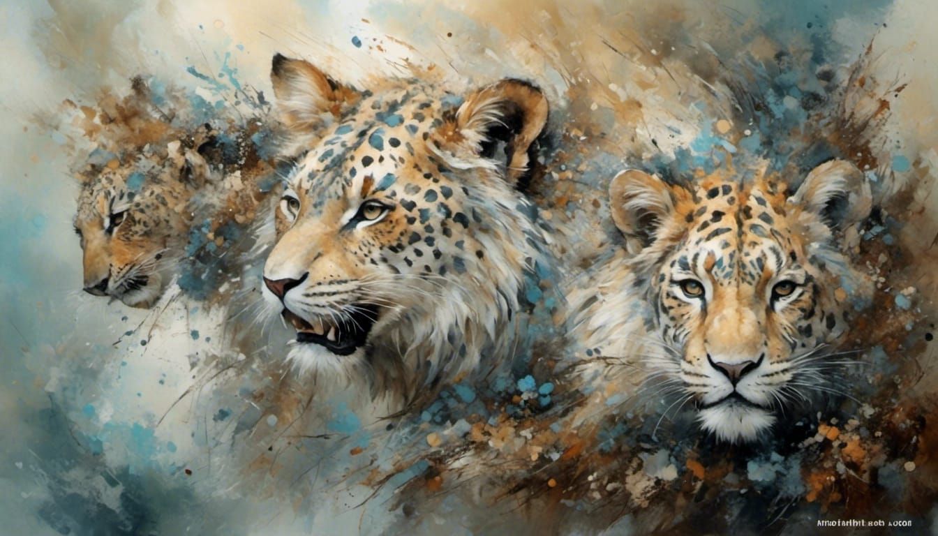 Painting By Therril: Wild Hearts