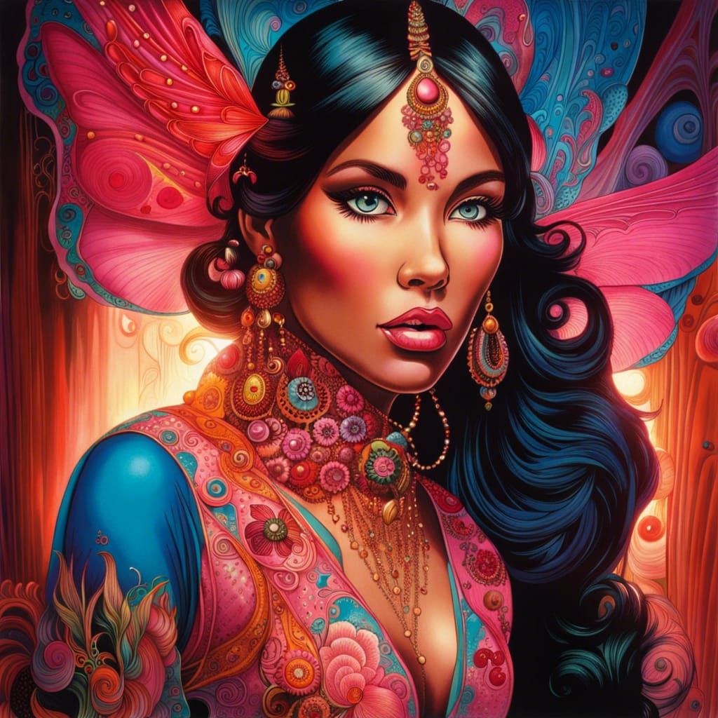 Elaborate portrait