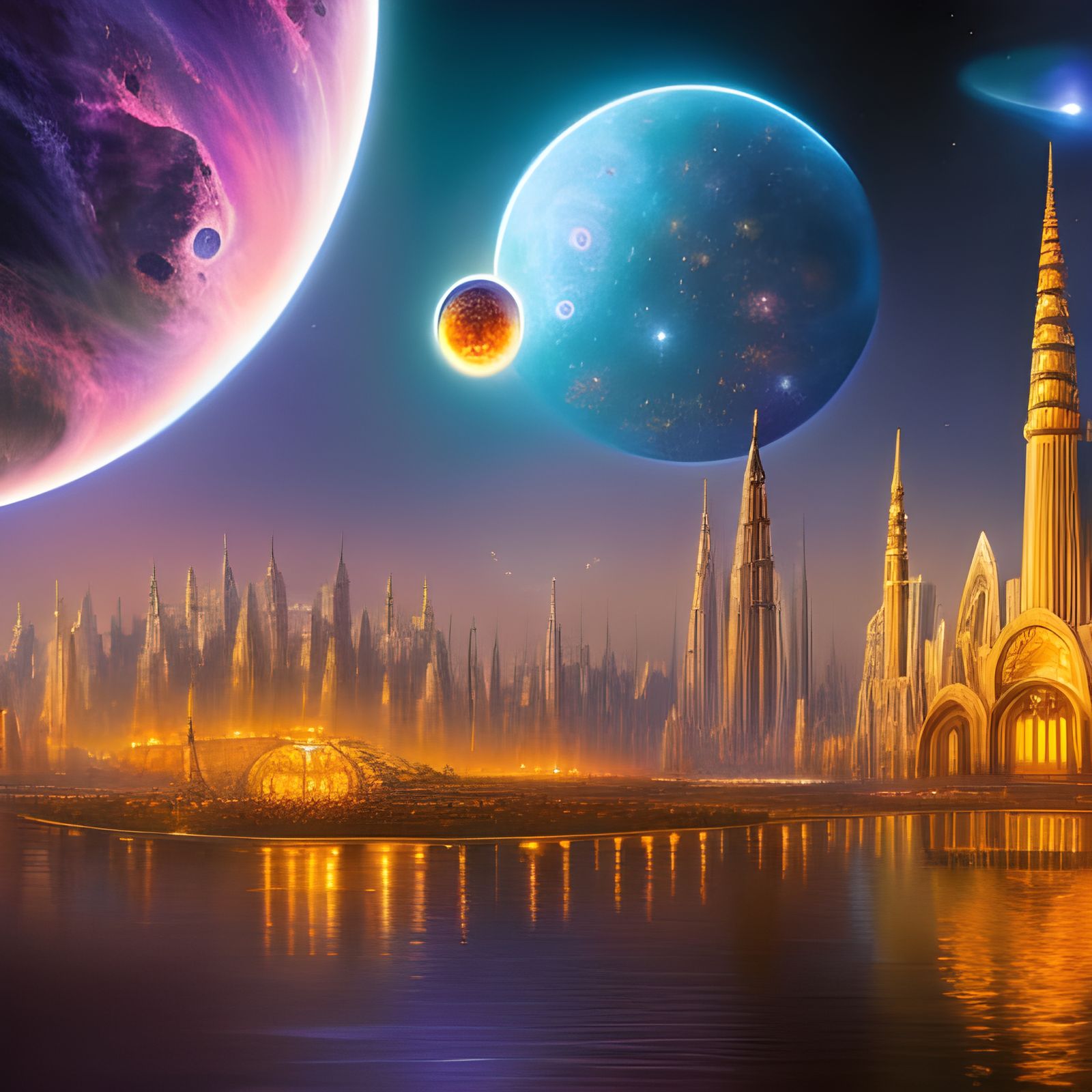 the gravity of the situation. AI Generated Artwork NightCafe Creator