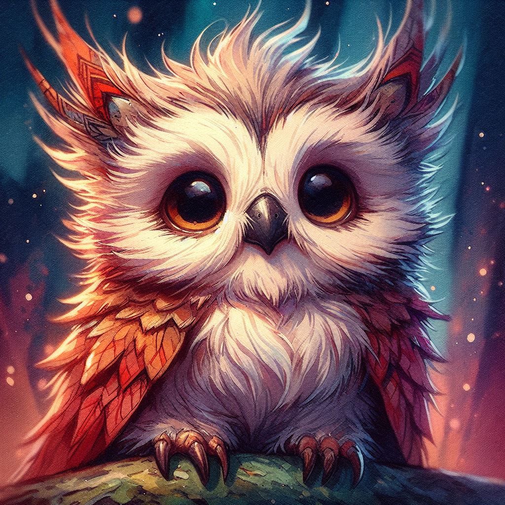 Wallpaper owl, anime, pokemon, children's, acrt for mobile and desktop,  section минимализм, resolution 2236x1352 - download