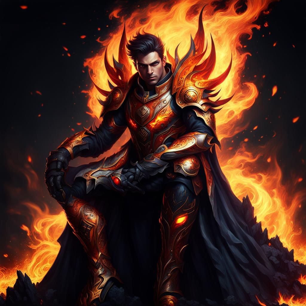 Lava Man; Living in Flames