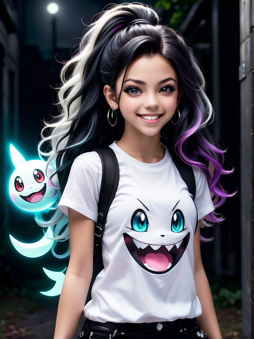 Ghost-Type Pokemon Trainer (Fan Art)