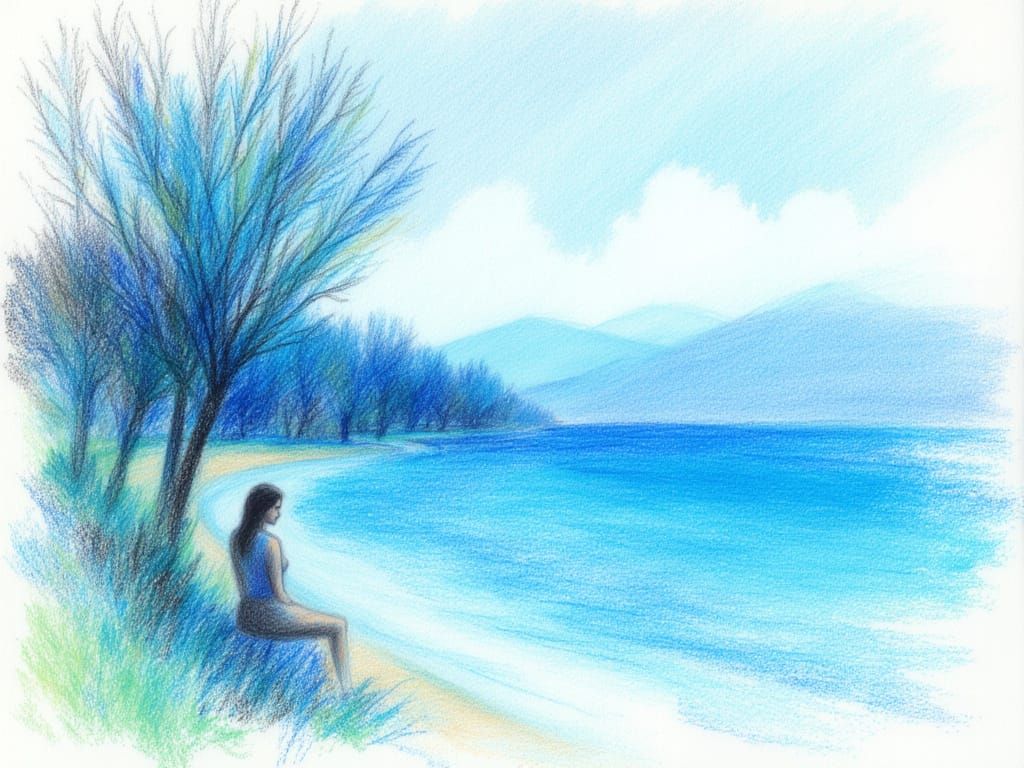 <lora:Dry crayon:1.0> 
Dry crayon seascape Aqua blue water
