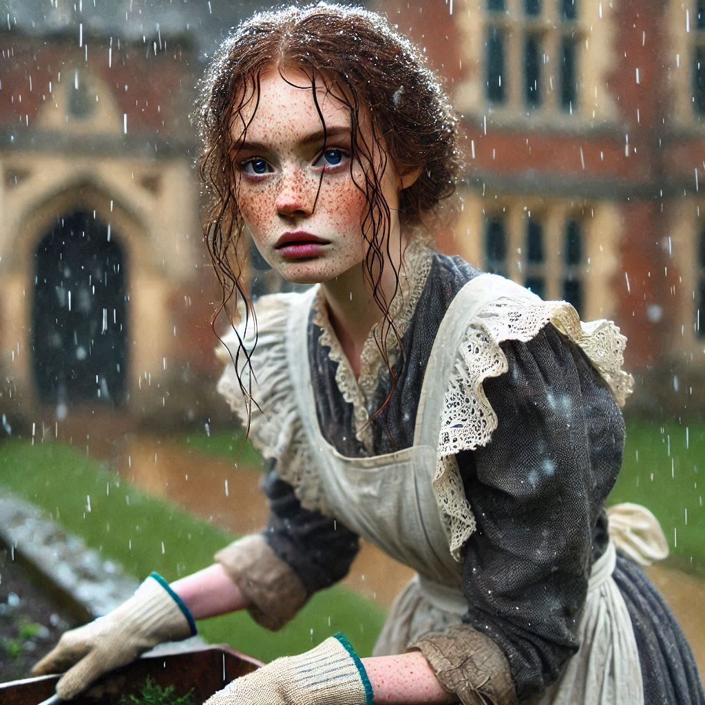 Edwardian maid in unfortunate circumstances (8)