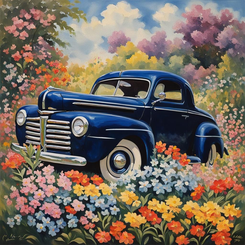 1948 Ford - AI Generated Artwork - NightCafe Creator