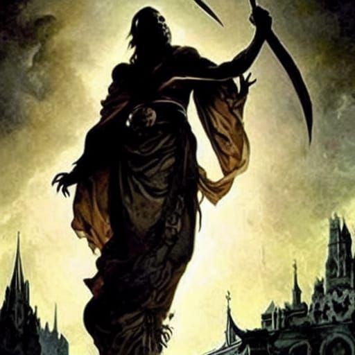 Usurper of souls, sinister by Greg Rutkowski horror Gustave ...