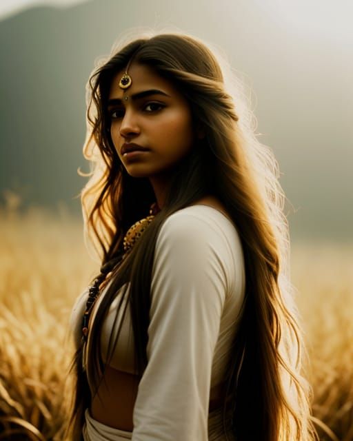 young Native American woman