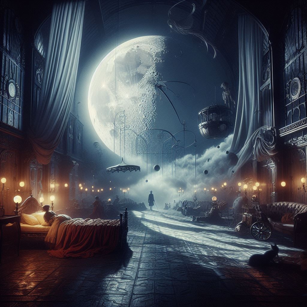 A Trip to the Moon, surreal style