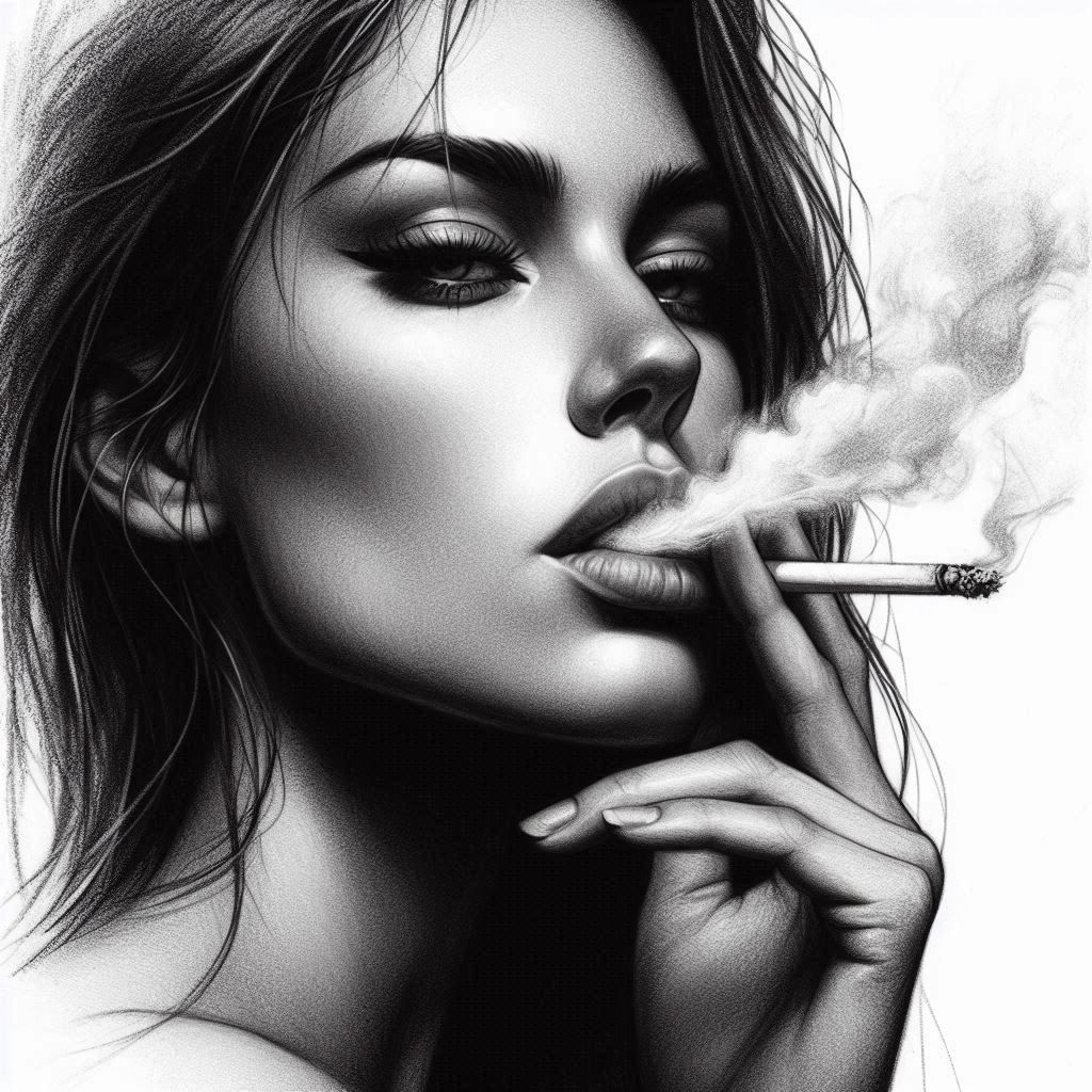 Smokers Outside The Hospital Doors