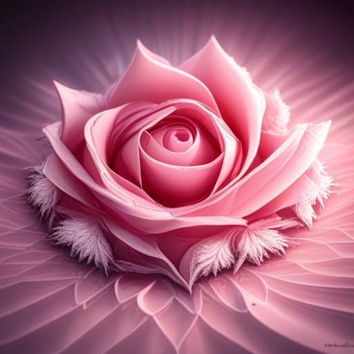 a rose quart diamond a masterpiece, 8k resolution, dark fant...