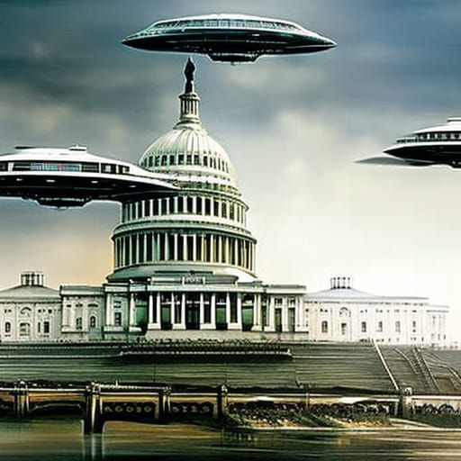UFO mothership over Washington DC