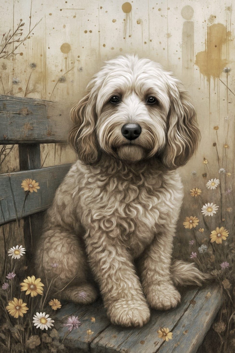 Curly Fluffy Puppy πΆπΆ