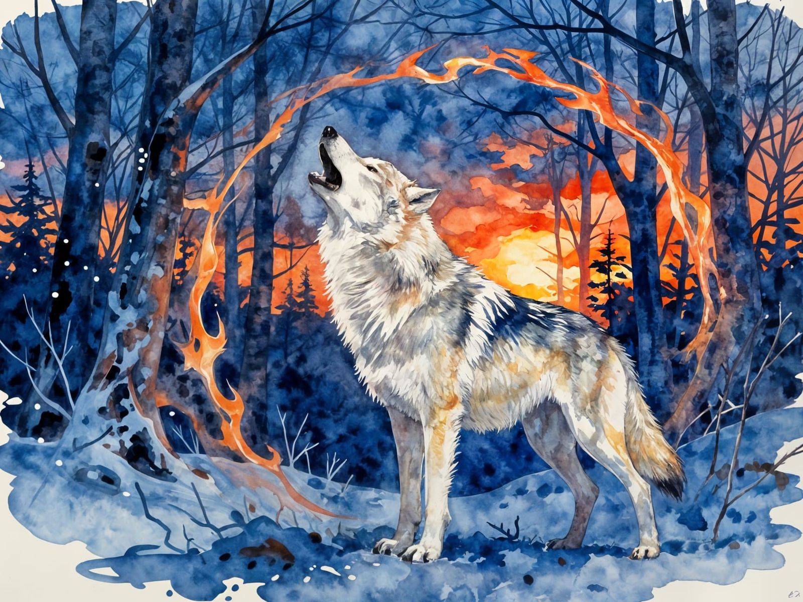 Listen to the lament of winter  by @Dreamer in Hell