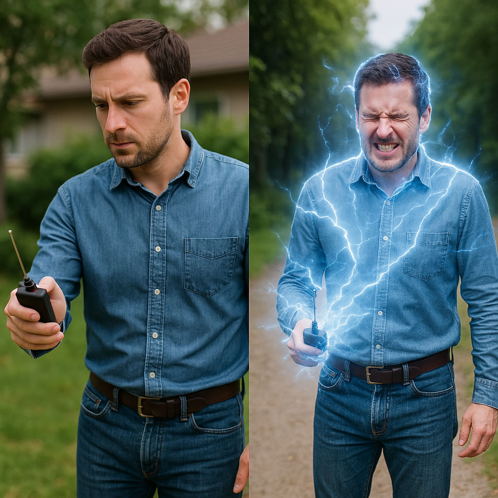 A guy teleports himself