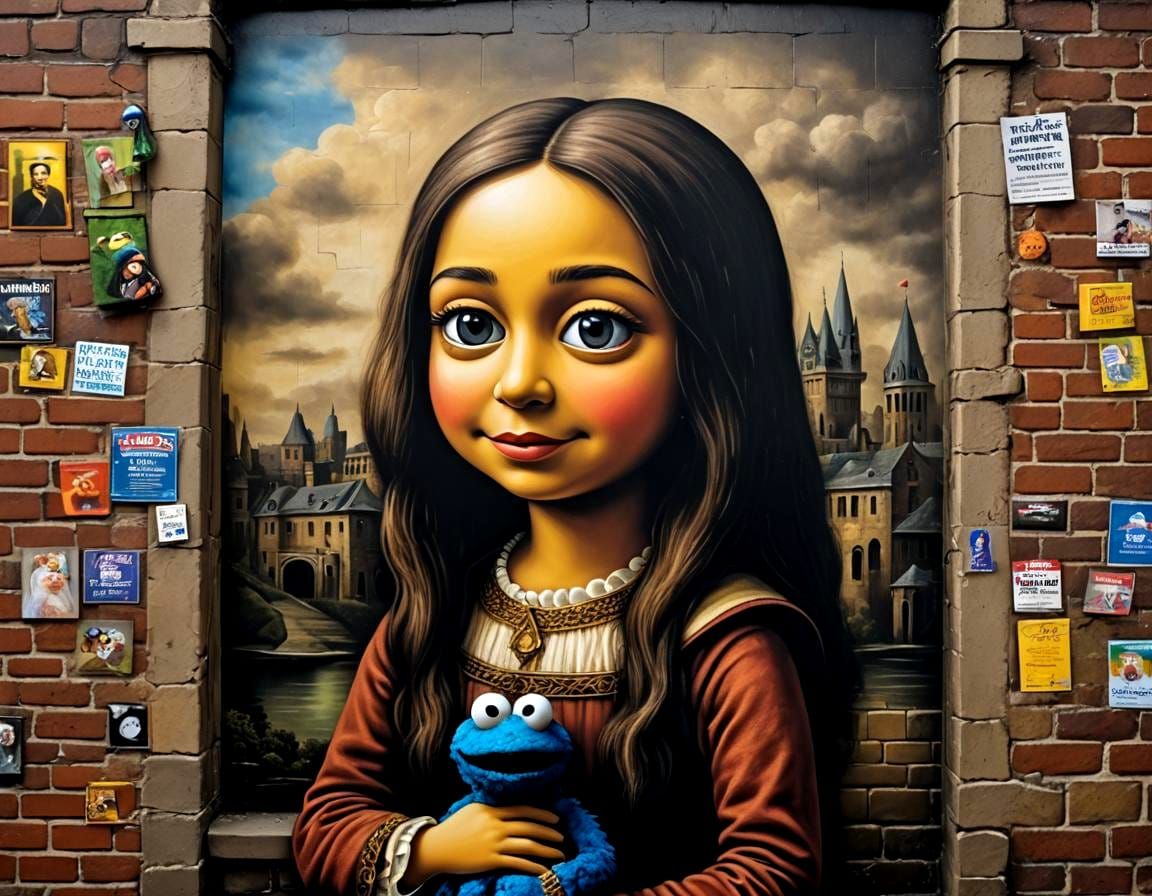 Image: My little favorite Mona Lisa.