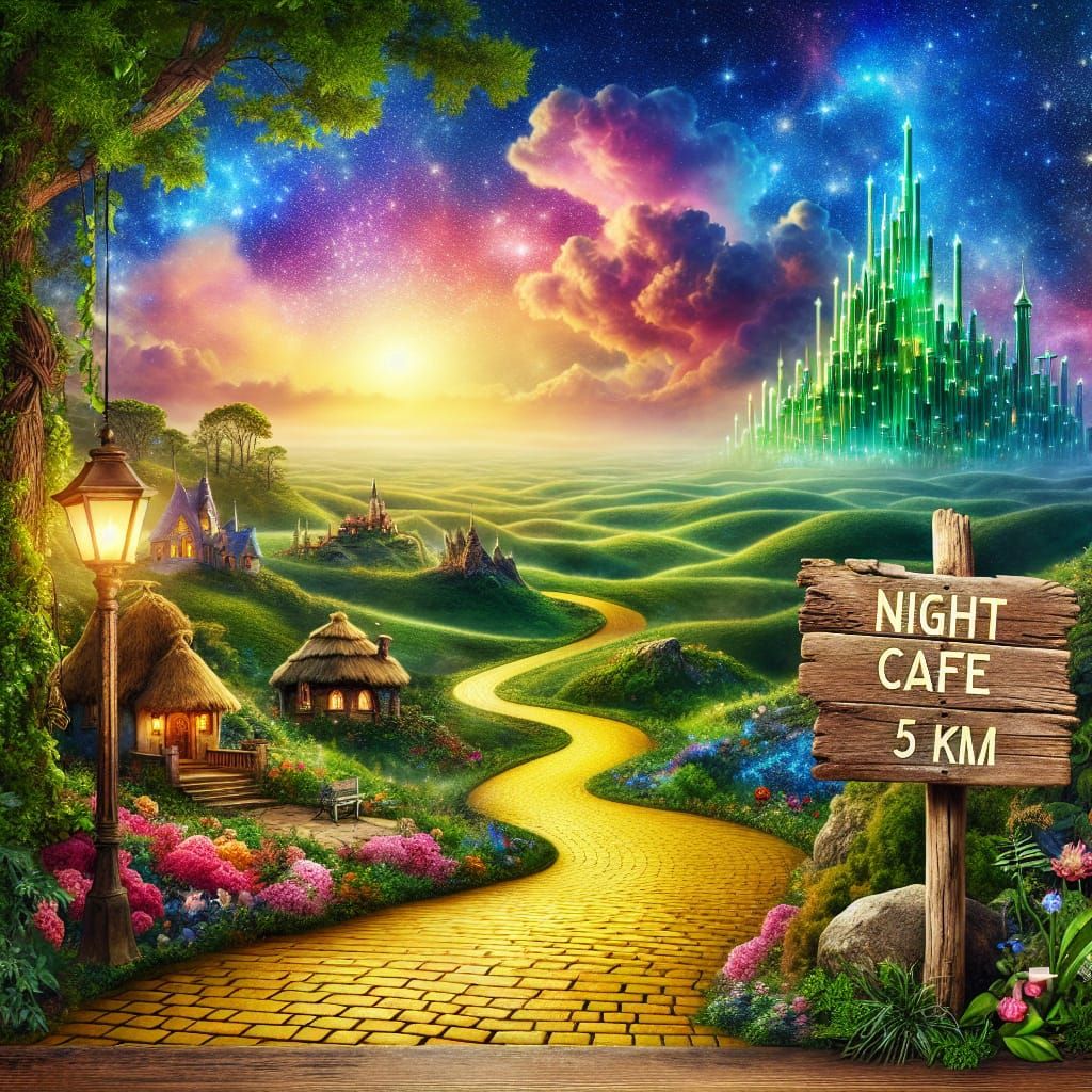 Night Café, 5 km  by @DeeB
