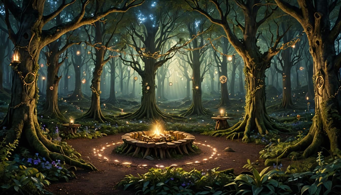 Mystical Fairy Circle in an Enchanted Forest

Description:

...