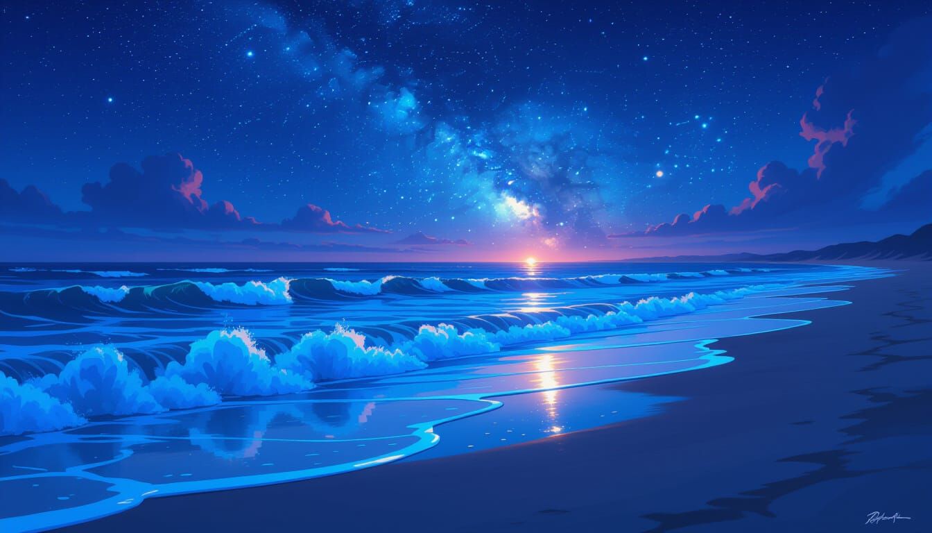 Crashing Galaxy Waves