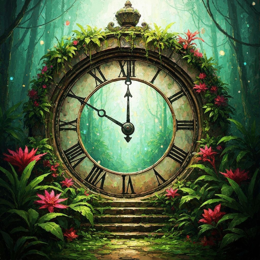 Enchanted Clock Portal