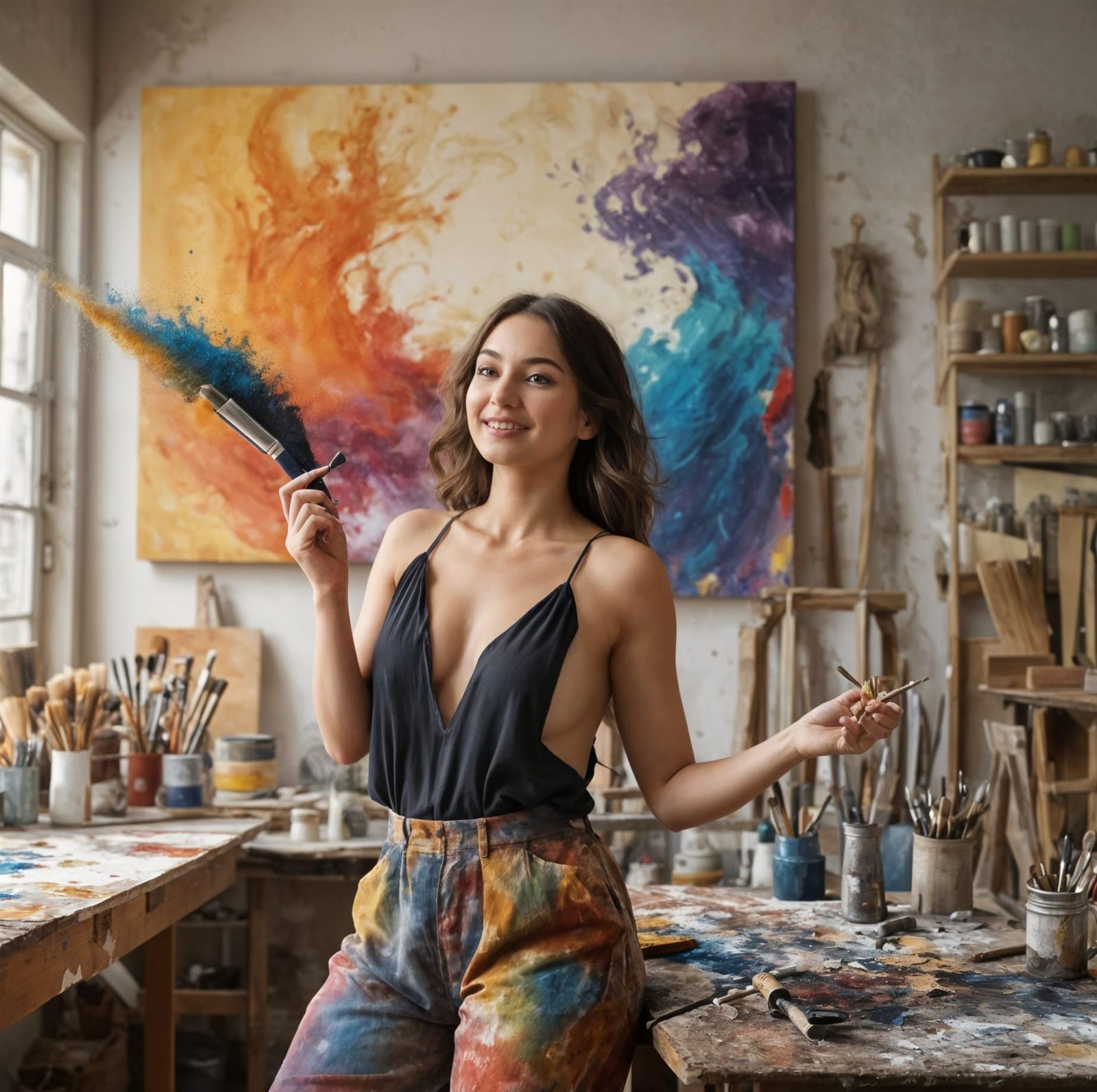 Brushstroke Energy: The Art of Expression