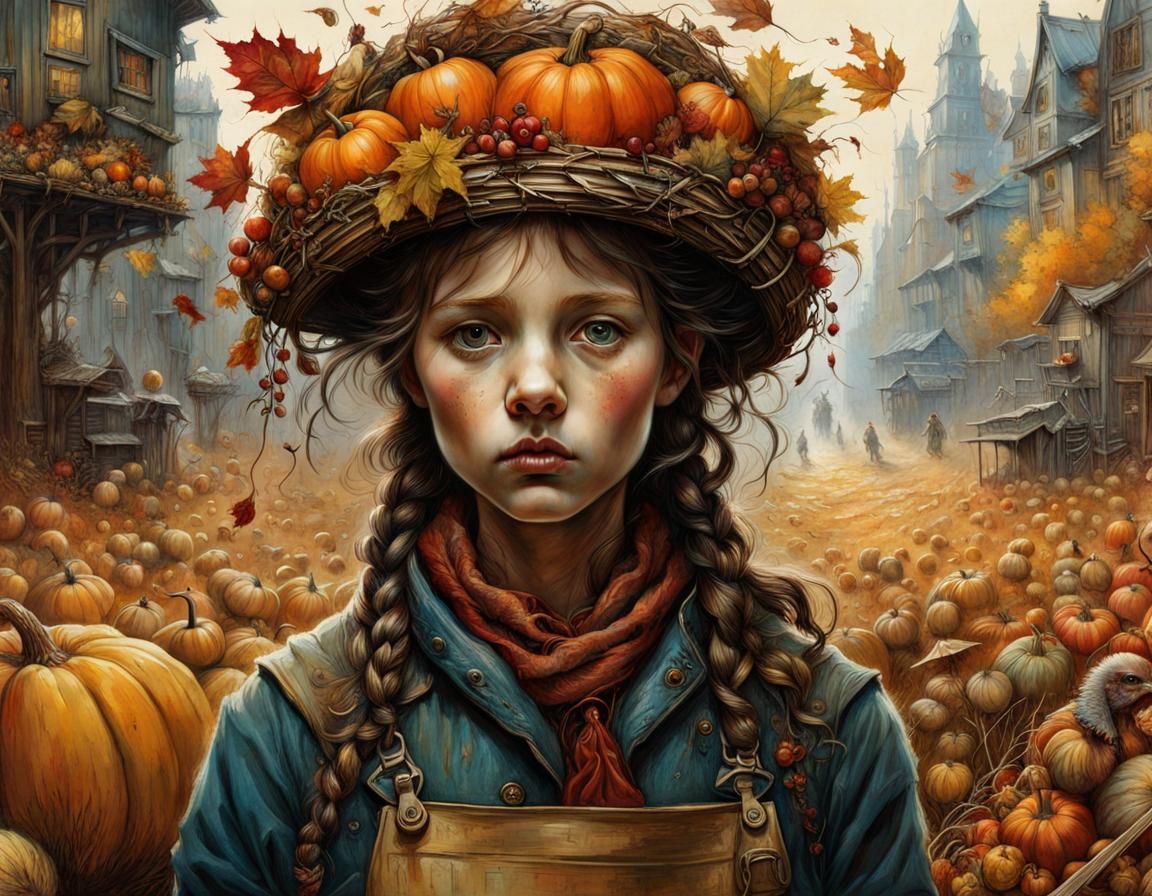 Autumn Harvest By Jean-baptiste Monge And Norman Rockwell, Insanely 