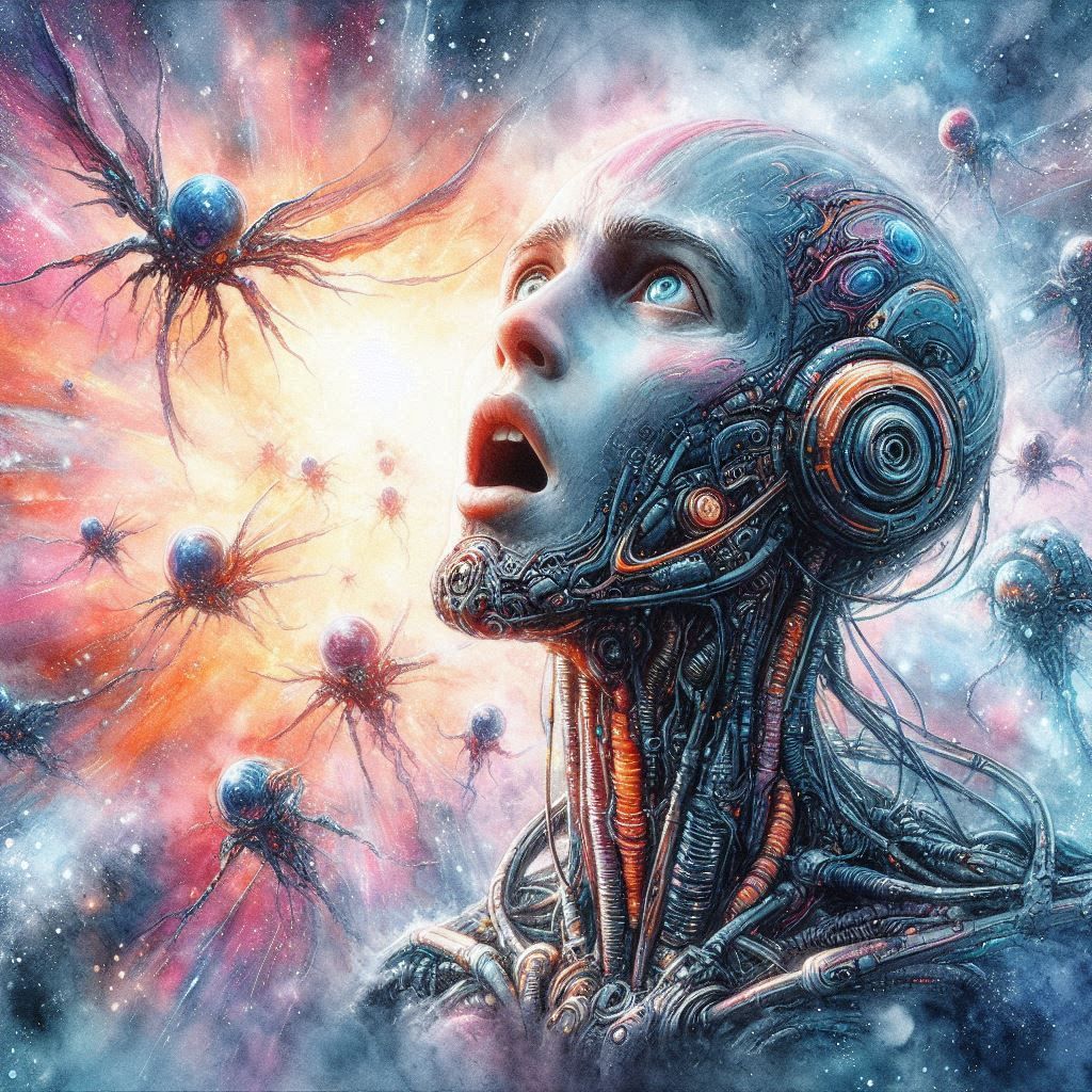 Portrait of Allien. Maximus, Heavenly Jellyfish Shepherd