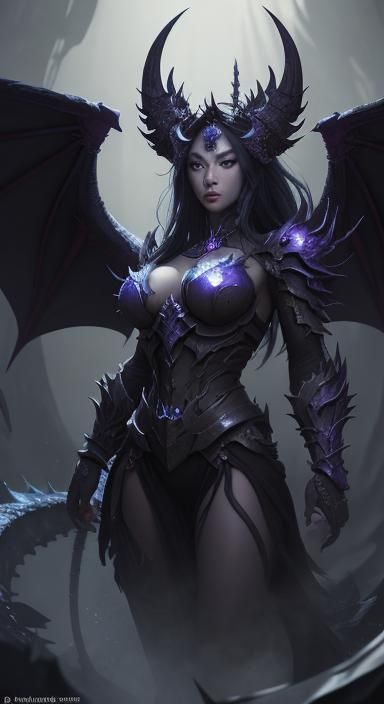 most hots evil gods korean girl with blue g-string and black...