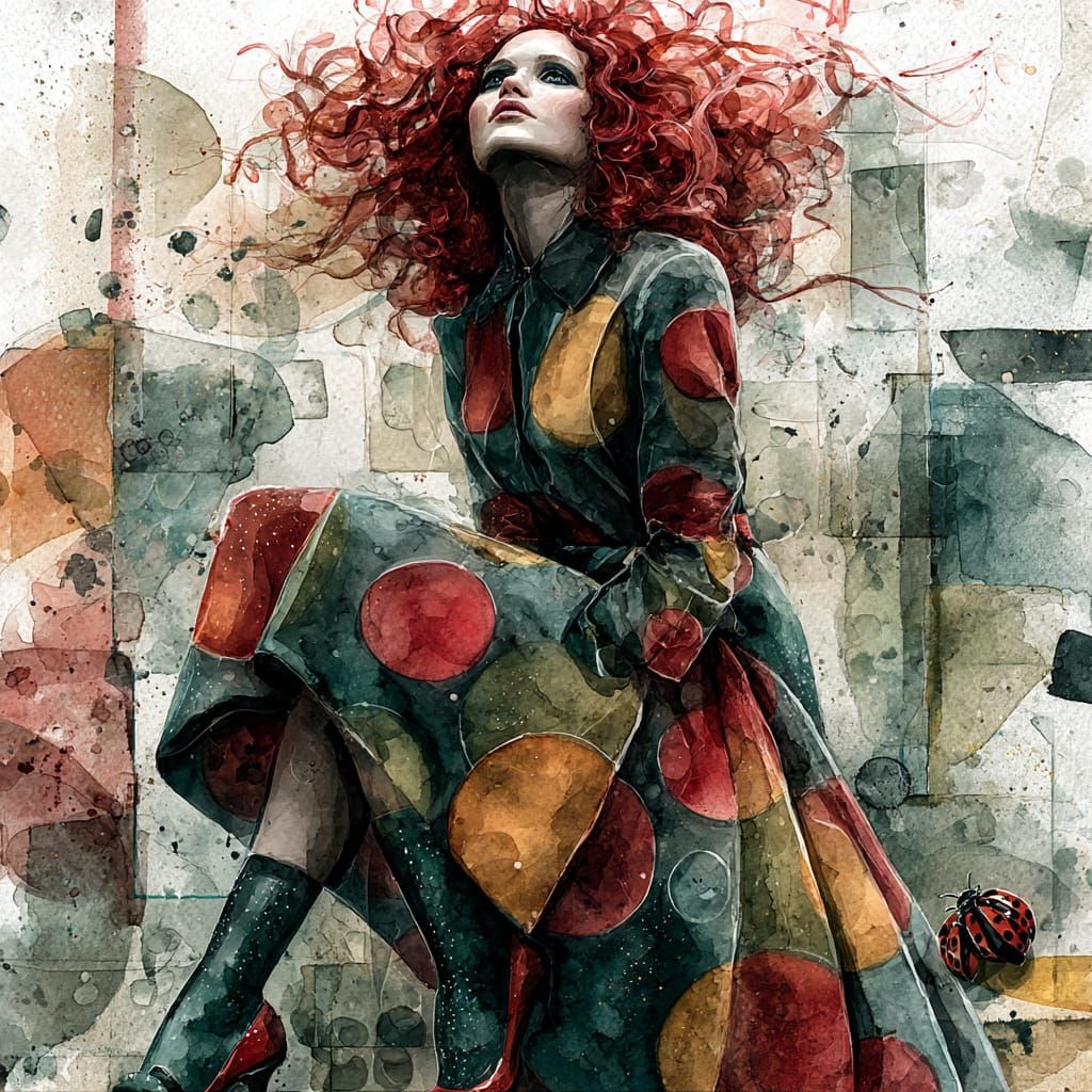 simply her, aquarelle