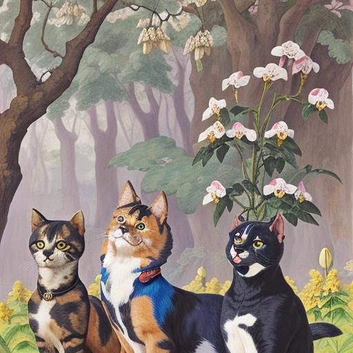 Cats, Horses, Dogs, exactly one tail, exactly four legs, Bea...