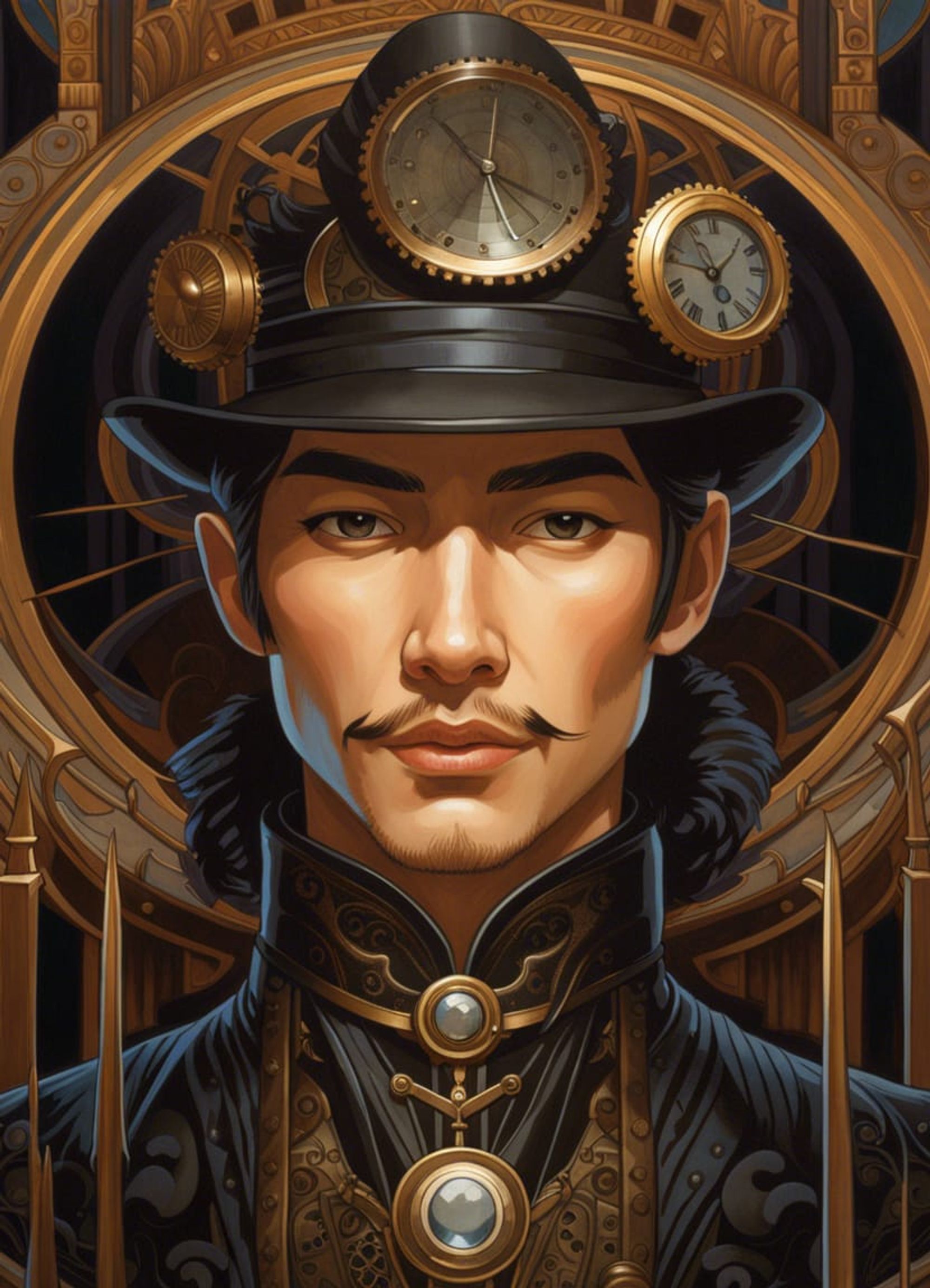 steampunk characters male