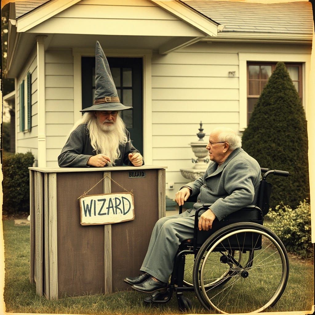 "Um...ok...lemme think.... Alright! How 'bout, for two bucks, I cure your cancer?"