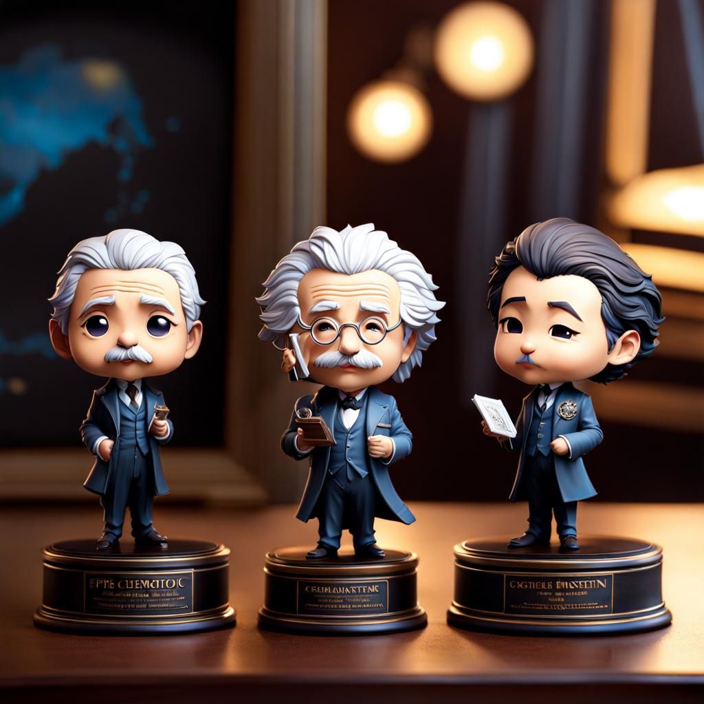 Einstein bobbleheads  by @Mike Ritchie