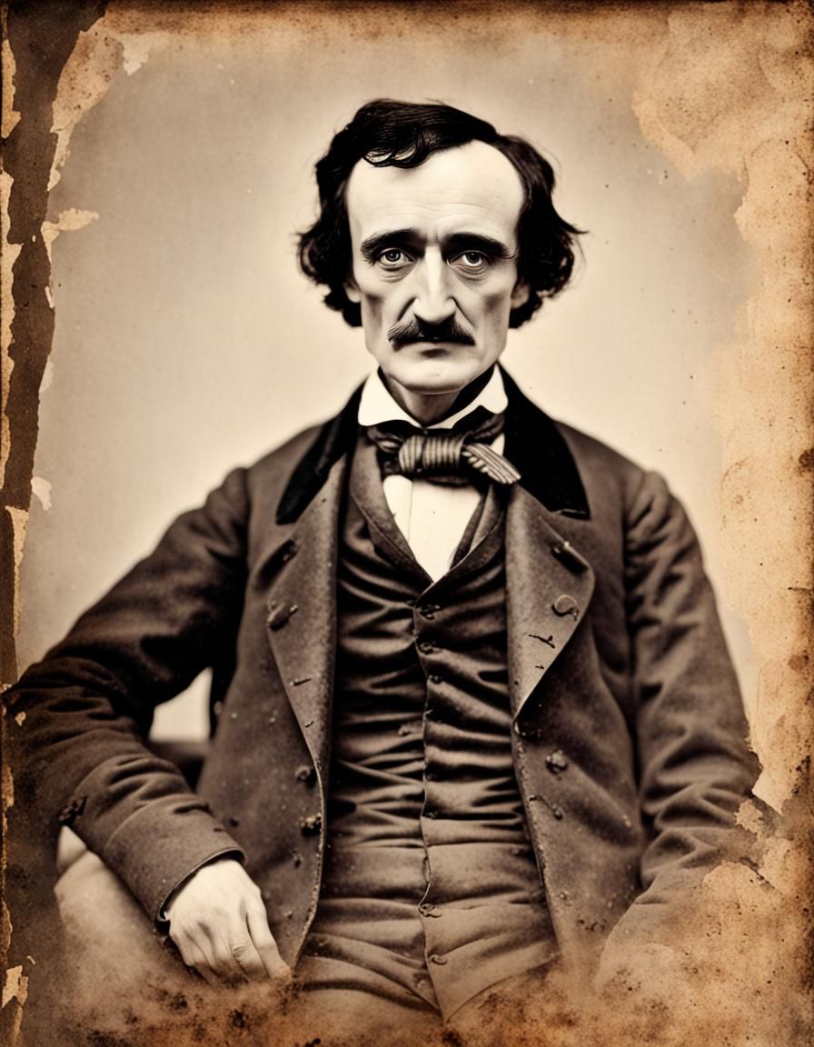 Edgar Allan Poe, v2 AI Generated Artwork NightCafe Creator
