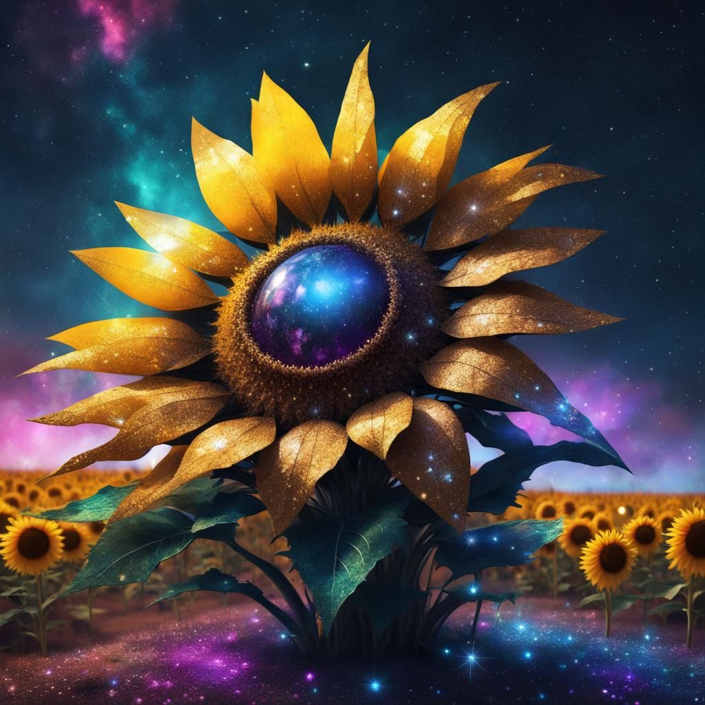 Sunflower #3 - AI Generated Artwork - NightCafe Creator