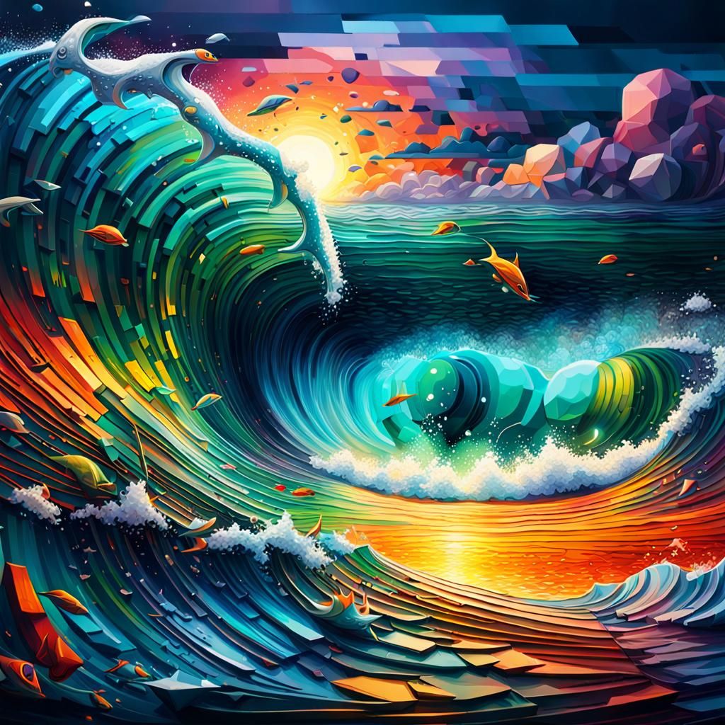 Breaking the waves