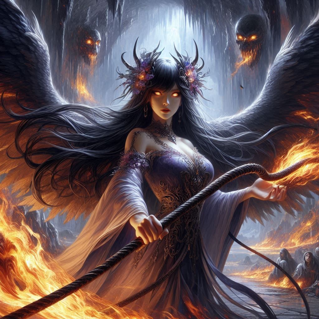 Megaera punishing the Damned