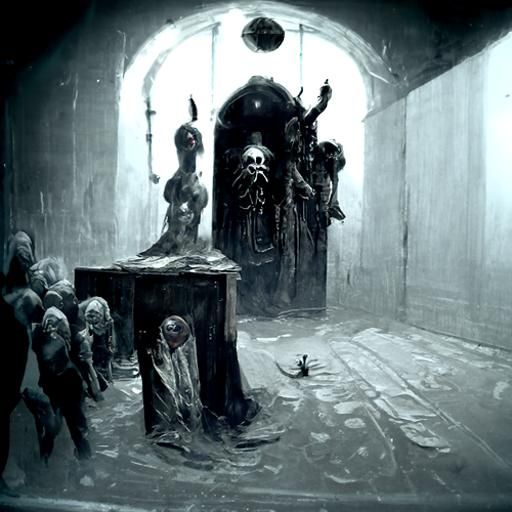 Cult ritual room