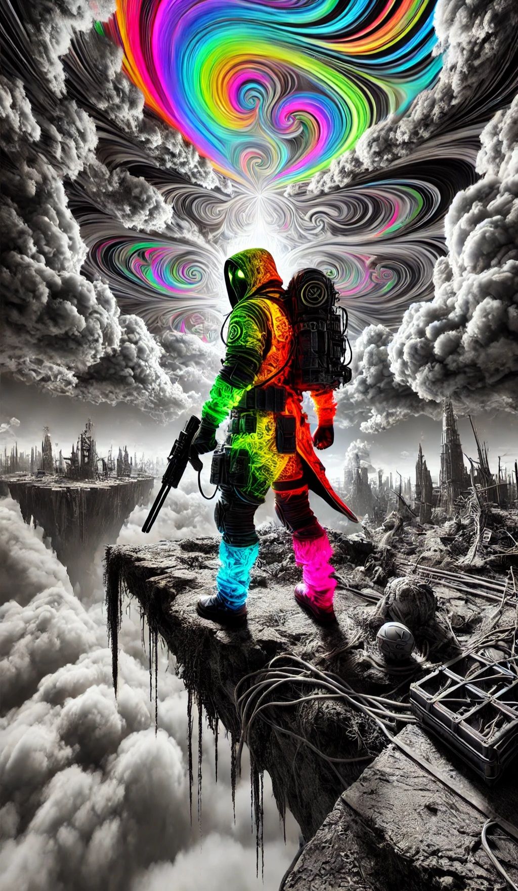 Wasteland Character- Neon  Outlaw