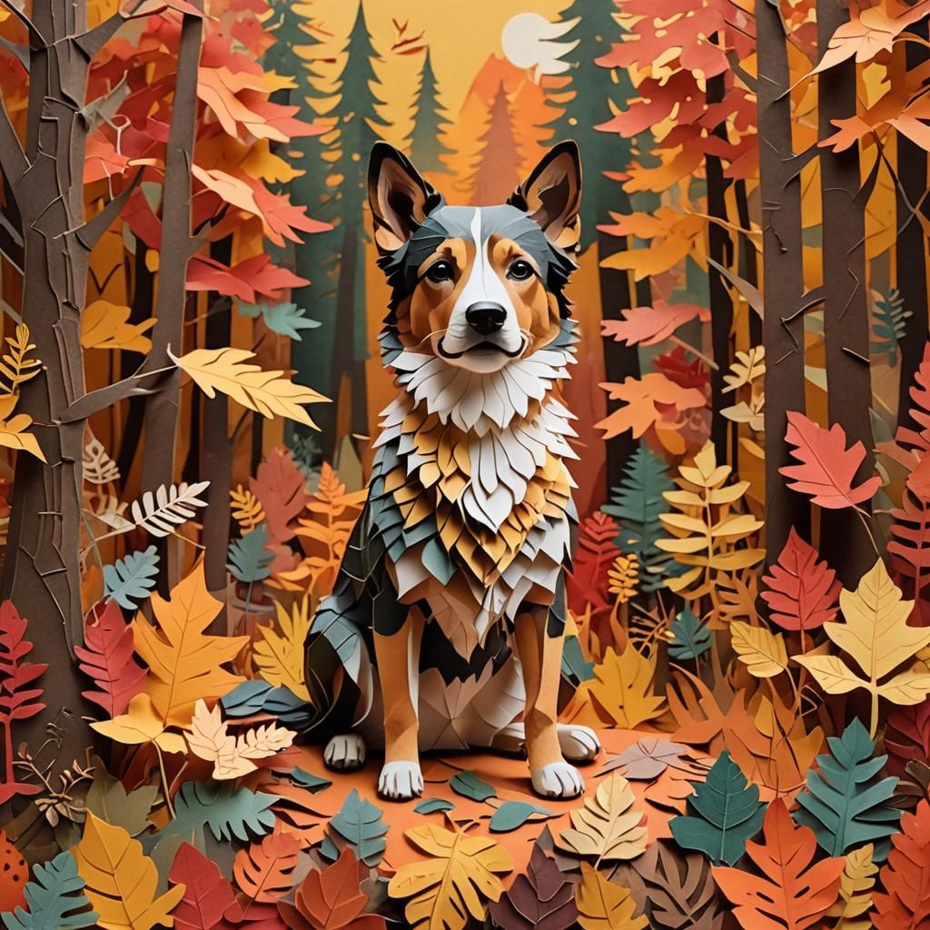 paper collage art