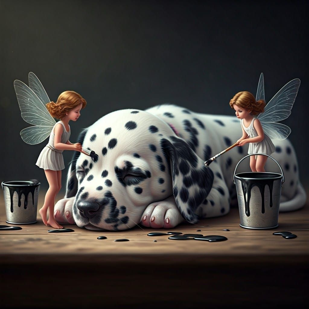 Polka dots in process.  by @Bells