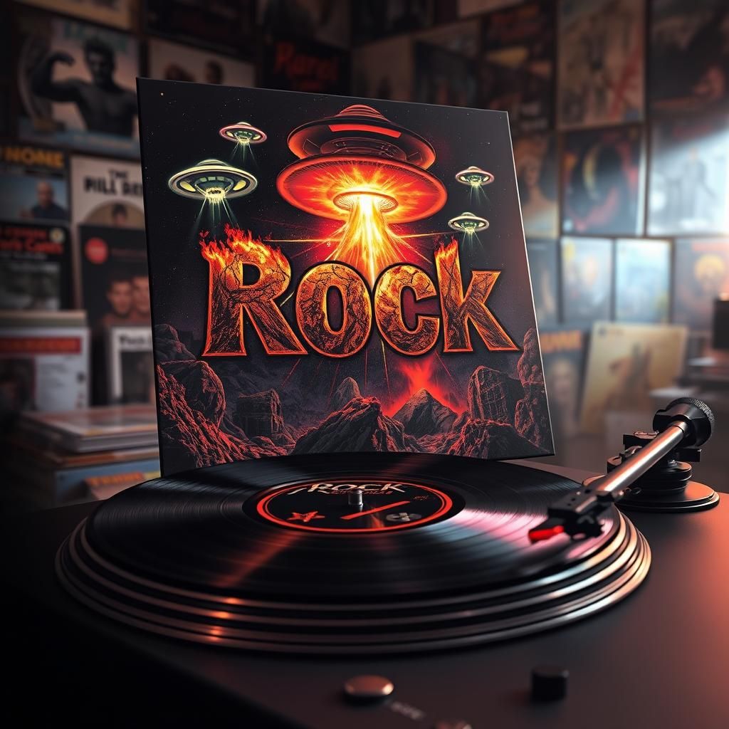 "Rock" album sleeve  by @Neverland