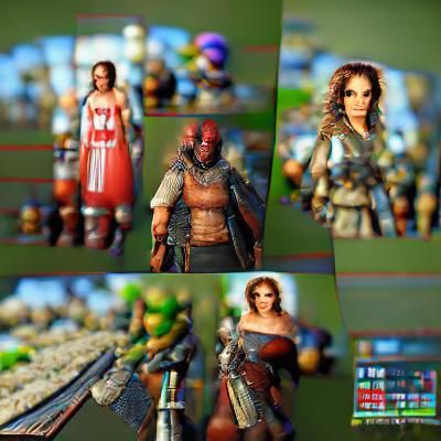 rpg video game main characters 8k resolution