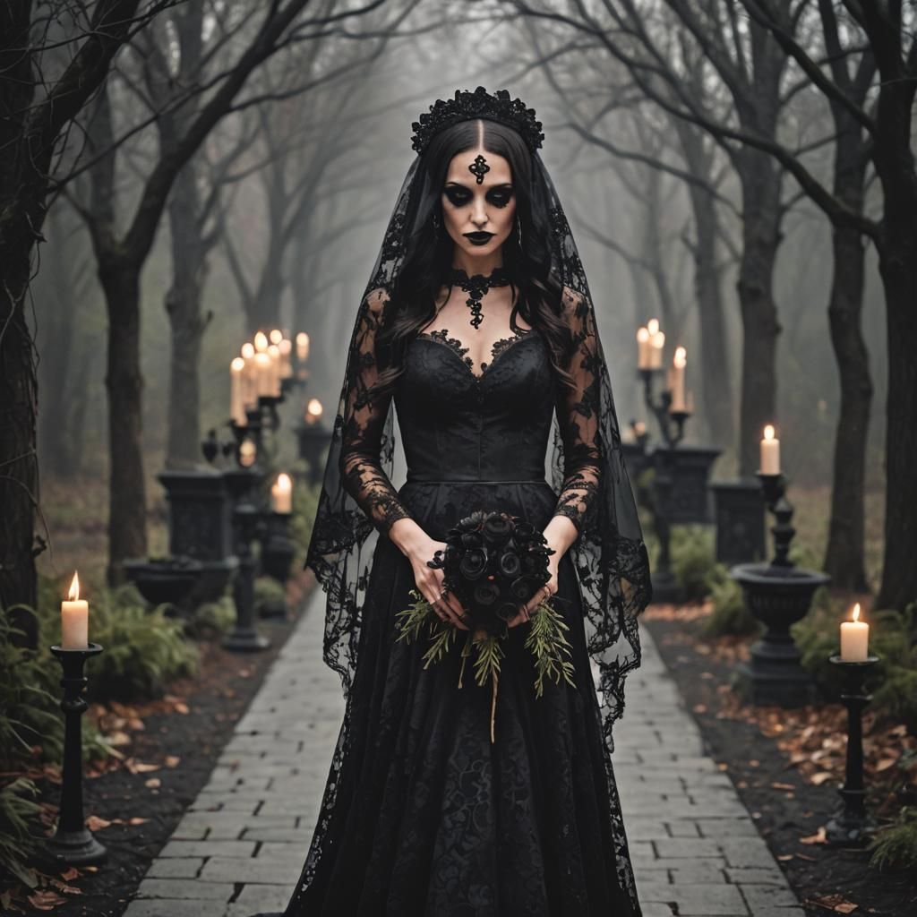🖤 Black Bride 🖤  by @Alex