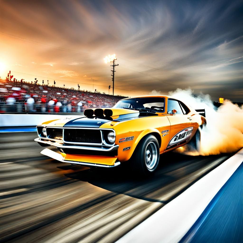 Drag Racing  by @Chrissy