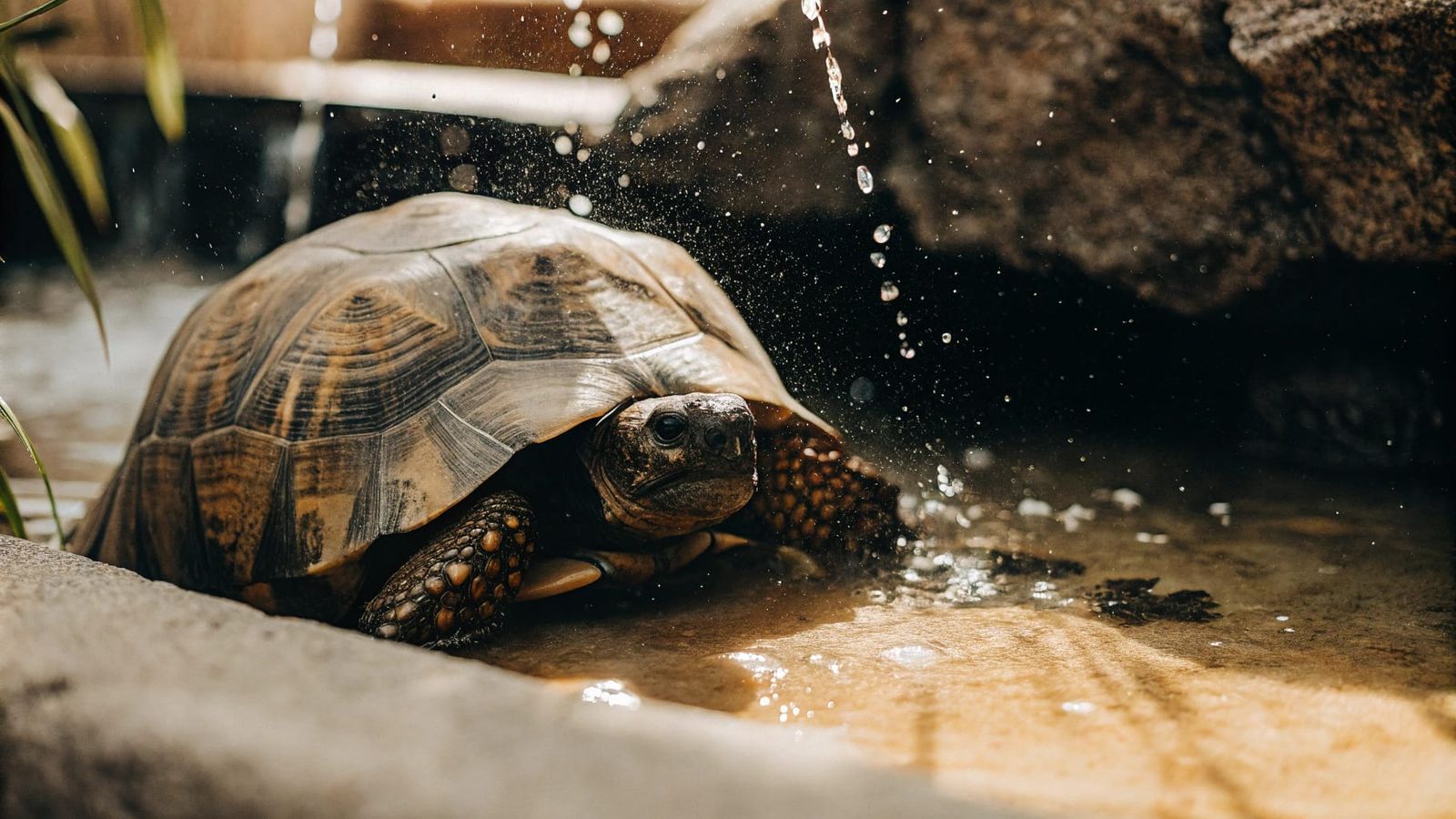 Tranquil Turtle Island: Miniature Ecosystem