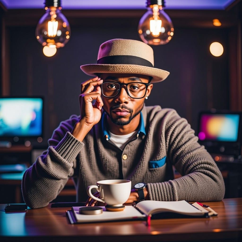  <lora:Rama FL:1.0> "BRB, gotta update my MySpace."