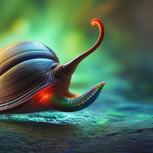 attacking snail