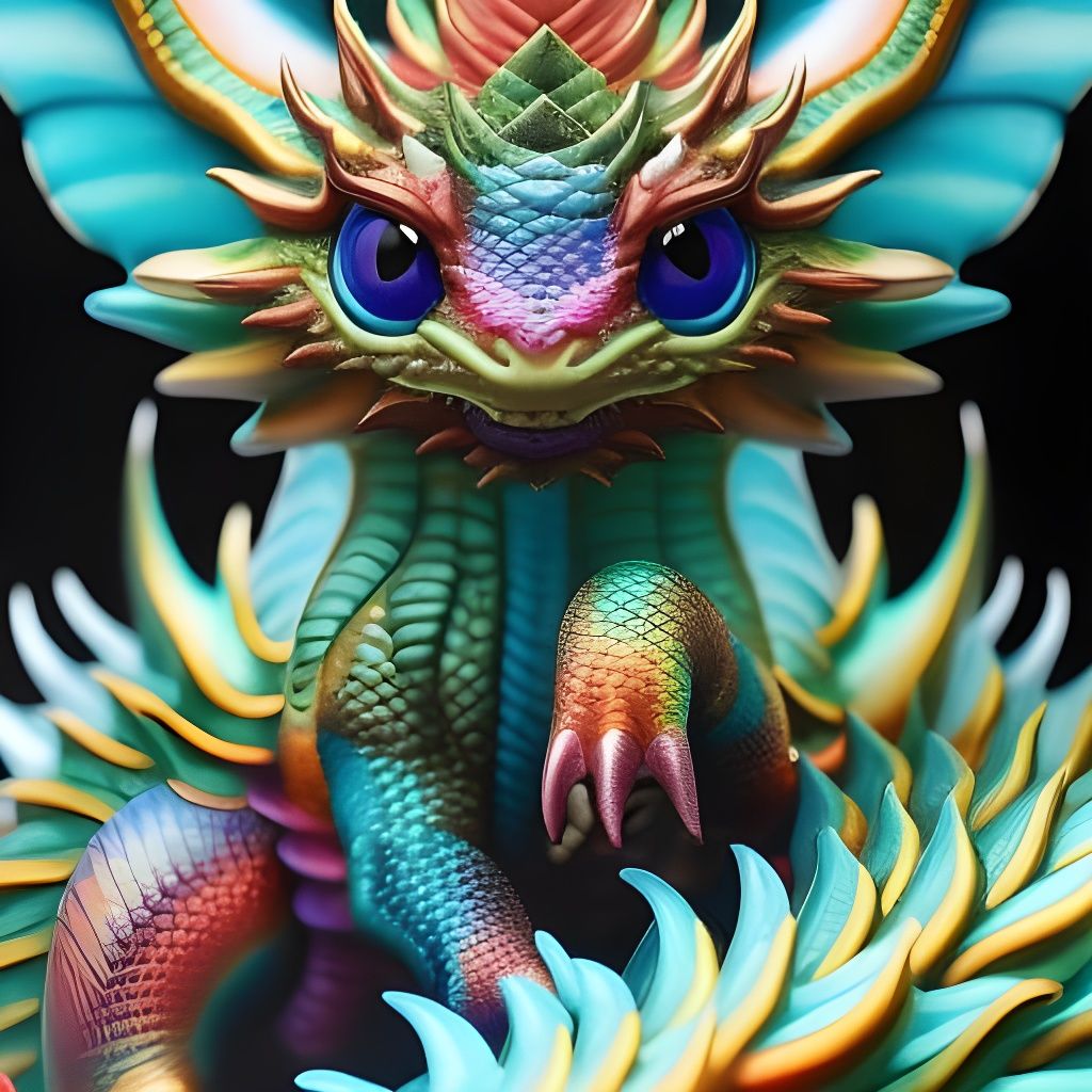 A Baby Dragon  by @Agnes Kufel