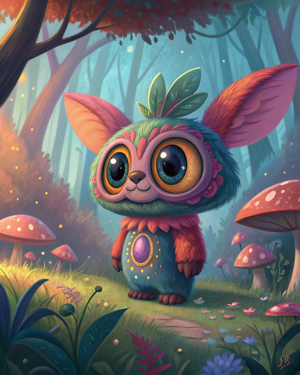 Mysterious fantasy creature