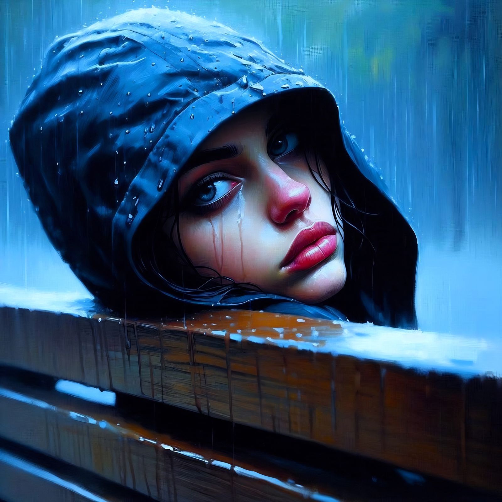 Let the rain wash away all worries.